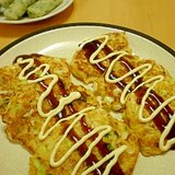 粉なし簡単！キャベツのとろろ焼き(お好み焼き風)